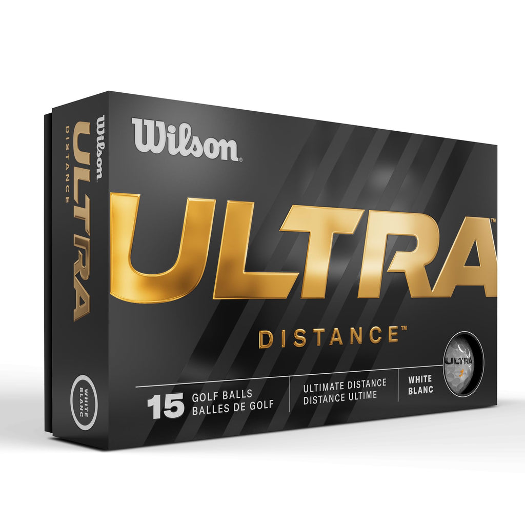 Wilson Ultra 23 Long-Range Golf Balls - 15 Pack White