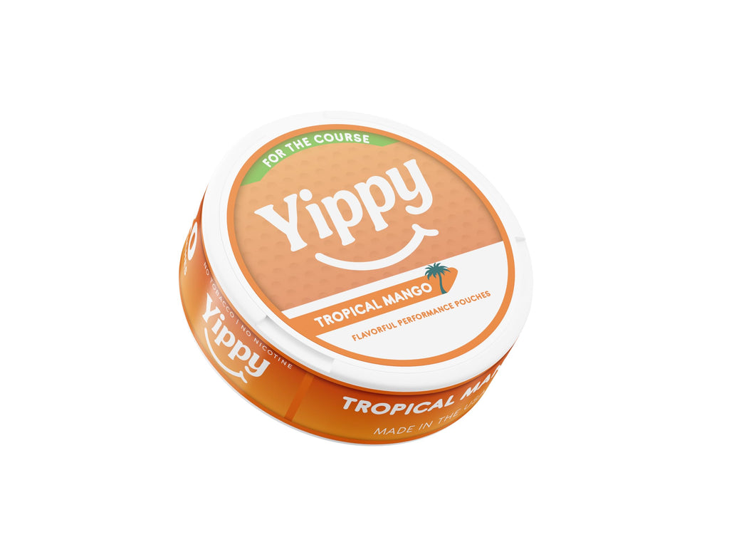 Yippy for the Course Nootropic Pouches - Caffeine-Free Golf Focus Pouches with L-Theanine, L-Tyrosine, Rhodiola & Ashwagandha - No Nicotine, No Tobacco - 5 Pack (Transfusion)