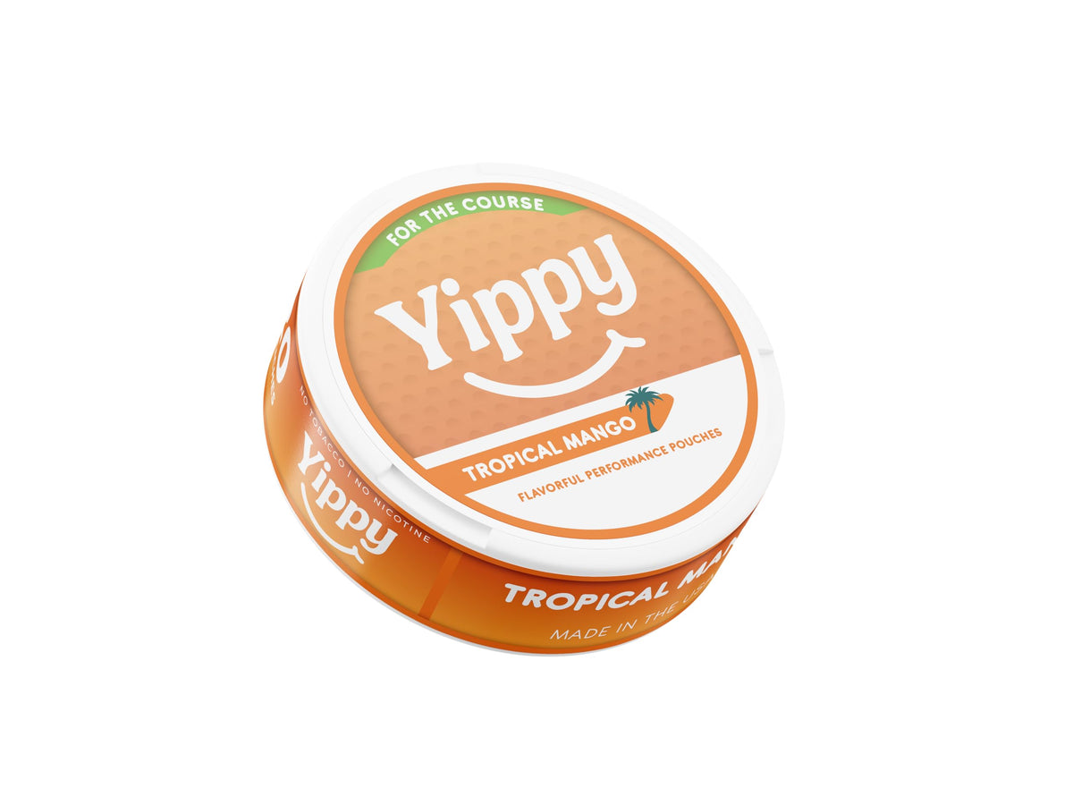 Yippy for the Course Nootropic Pouches - Caffeine-Free Golf Focus Pouches with L-Theanine, L-Tyrosine, Rhodiola & Ashwagandha - No Nicotine, No Tobacco - 5 Pack (Transfusion)