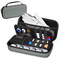 YOREPEK Golf Glove Organizer Case with Accessory Dividers - Grey