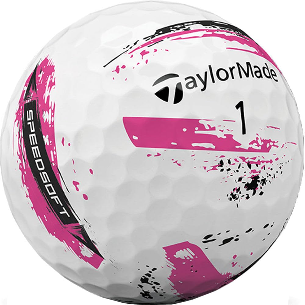 TaylorMade SpeedSoft Pink Men's Golf Balls