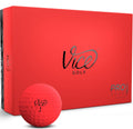 Vice Pro Soft Matte Red Golf Balls (12-Pack)