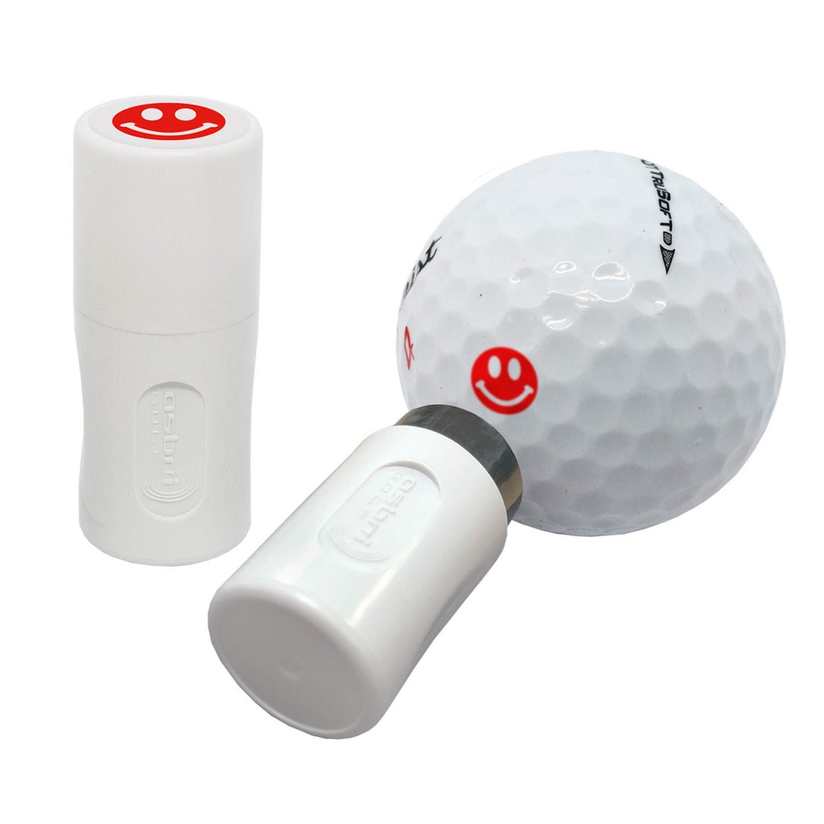 Asbri Golf Smile Ball Marker - Red