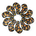 Dino Nugget Iron Covers Set | Magnetic Closure | 10-Piece Iron Headcover Set (4–9, P, G, S, L) | Premium PU Leather