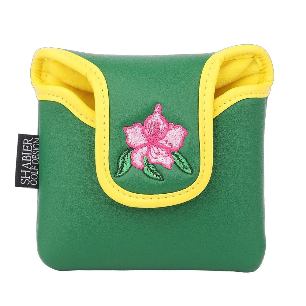 Azalea Bloom Mallet Putter Cover – Leather Edition