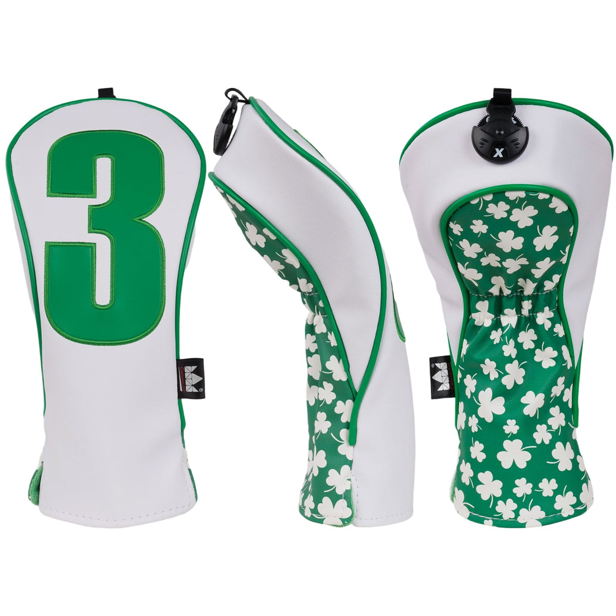 Caddie Whites & Lucky Greens Headcovers