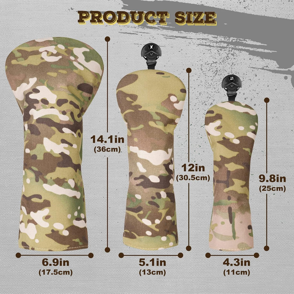 Canvas Camo Headcover