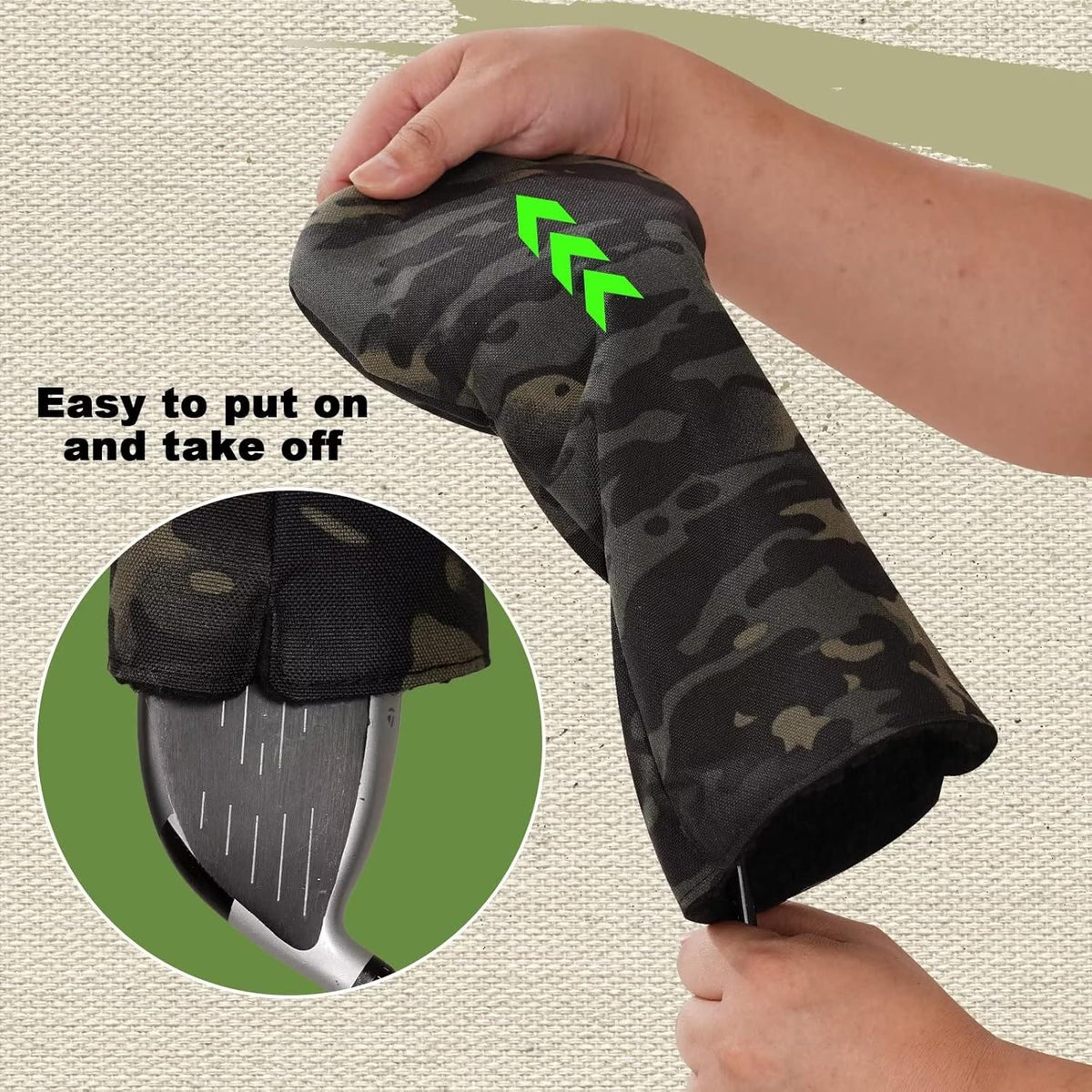 Canvas Camo Headcover