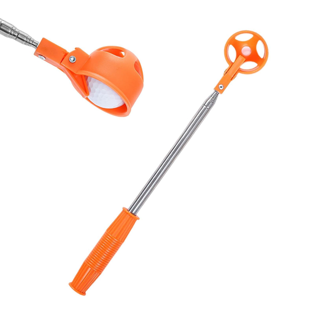 Extendable Golf Ball Retriever Tool - Orange