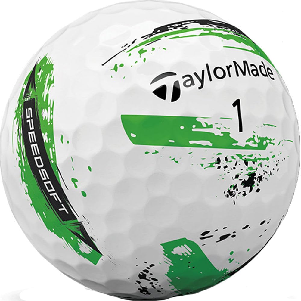 TaylorMade SpeedSoft Green Golf Balls