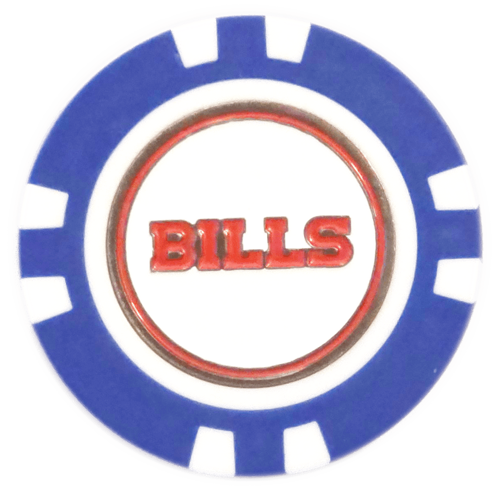Officially Licensed Buffalo Bills Poker Chip Ball Marker