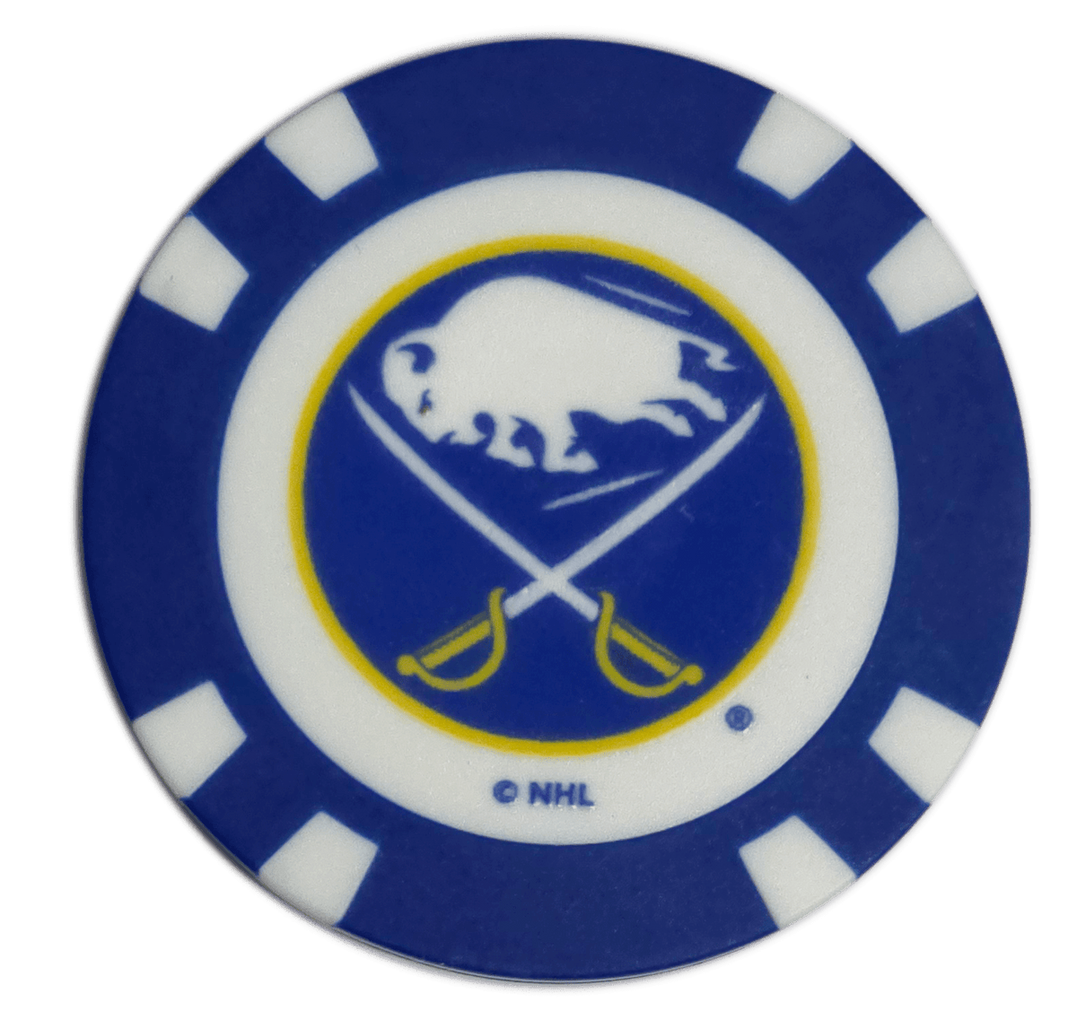 Officially Licensed Buffalo Sabres Poker Chip Ball Marker