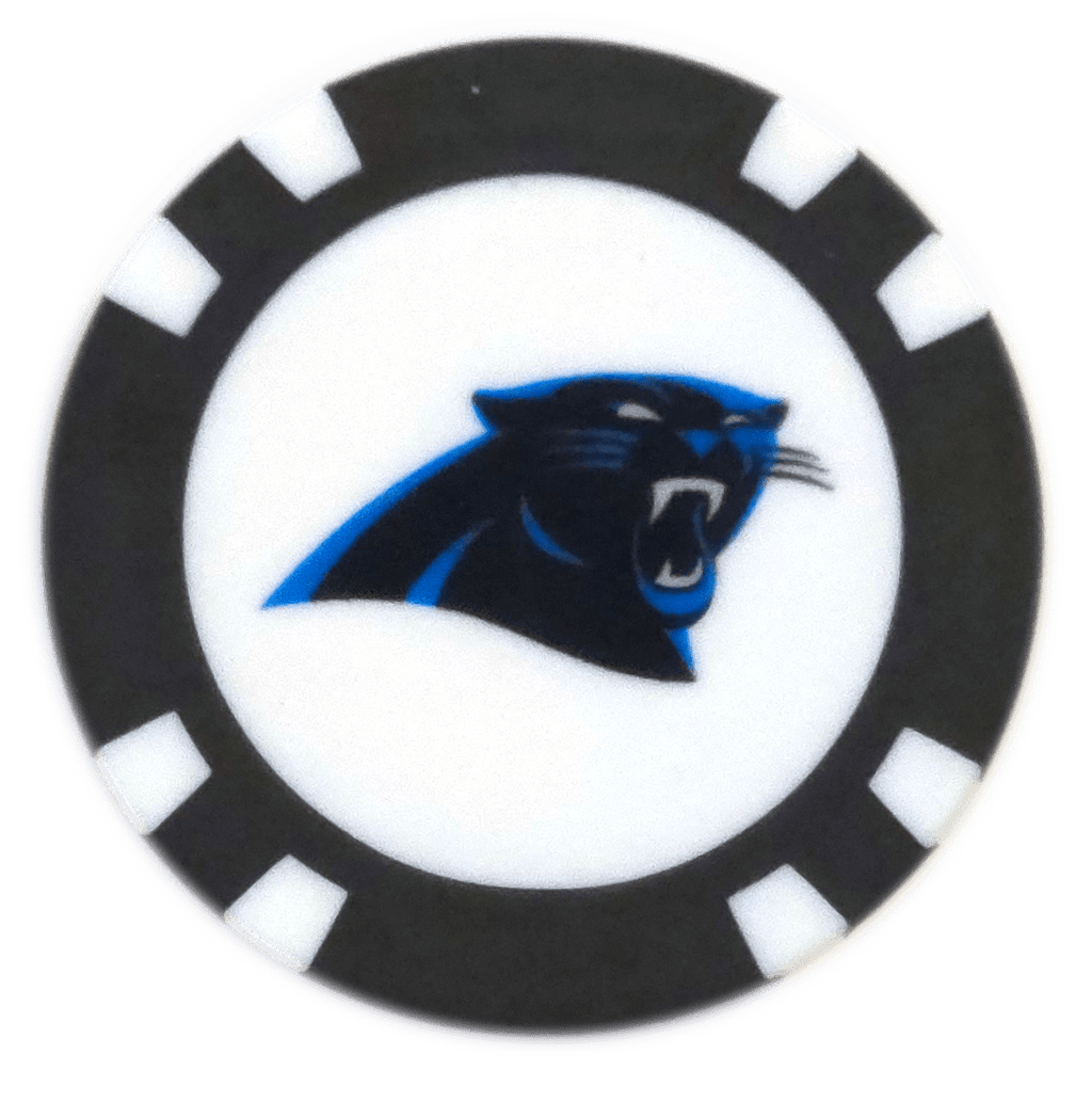 Officially Licensed Carolina Panthers Poker Chip Ball Marker