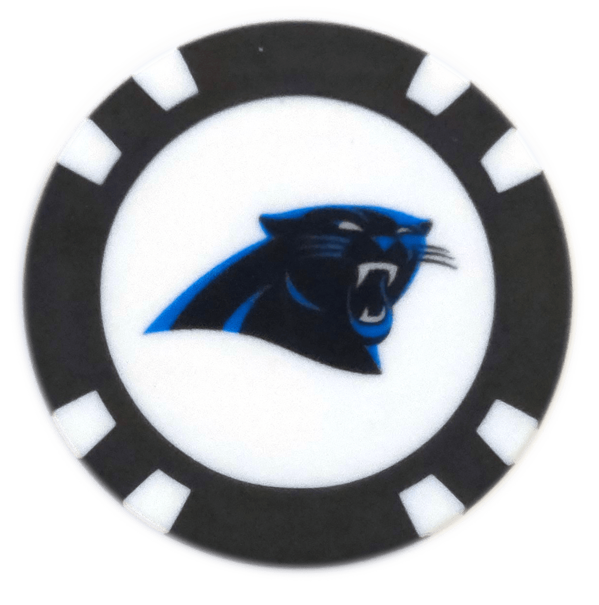 Officially Licensed Carolina Panthers Poker Chip Ball Marker