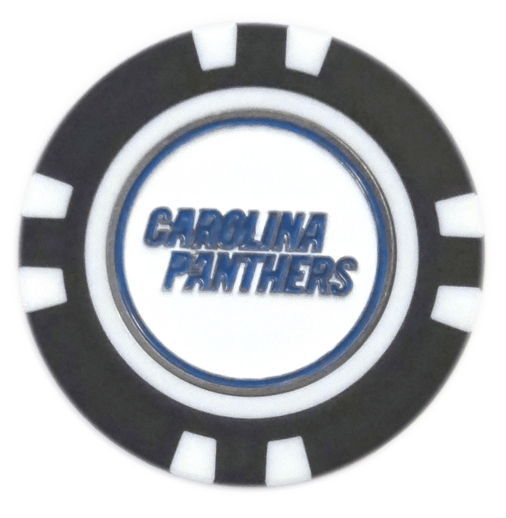 Officially Licensed Carolina Panthers Poker Chip Ball Marker