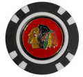 Officially Licensed Chicago Blackhawks Poker Chip Golf Ball Marker