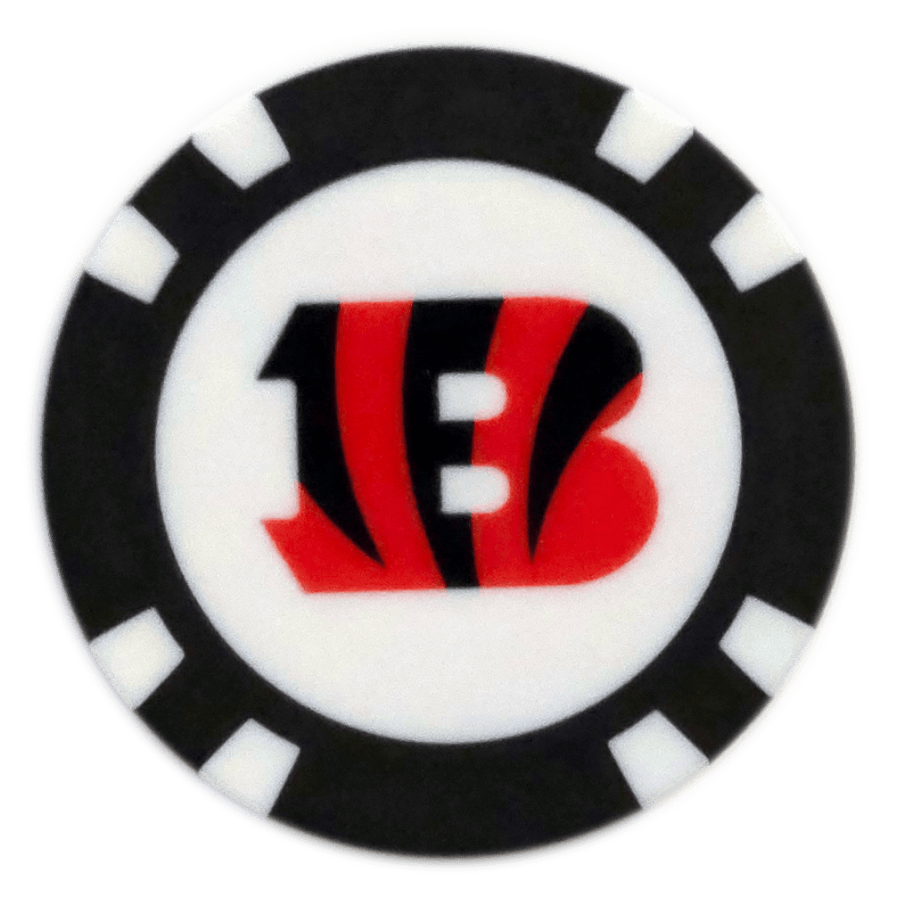 Officially Licensed Cincinnati Bengals Poker Chip Ball Marker