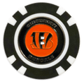 Officially Licensed Cincinnati Bengals Poker Chip Ball Marker