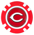 Officially Licensed Cincinnati Reds Poker Chip Ball Marker  Short Description: