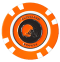 Officially Licensed Cleveland Browns Poker Chip Ball Marker