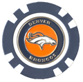 Officially Licensed Denver Broncos Poker Chip Ball Marker