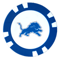 Officially Licensed Detroit Lions Poker Chip Ball Marker