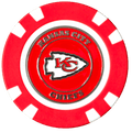 Officially Licensed Kansas City Chiefs Poker Chip Ball Marker