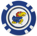 Officially Licensed Kansas Jayhawks Poker Chip Ball Marker