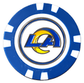 Officially Licensed Los Angeles Rams Poker Chip Ball Marker