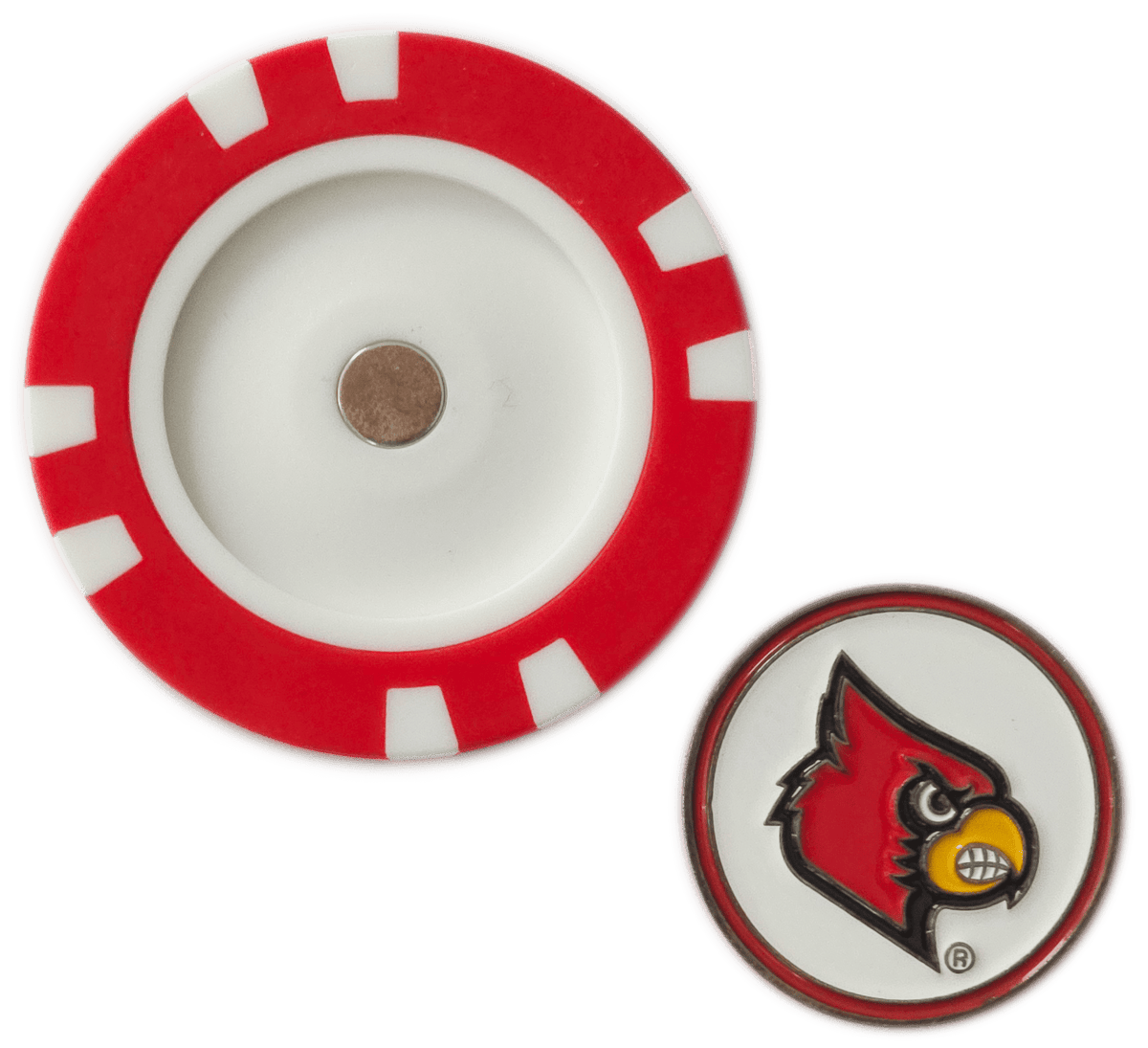 Officially Licensed Louisville Cardinals Poker Chip Ball Marker