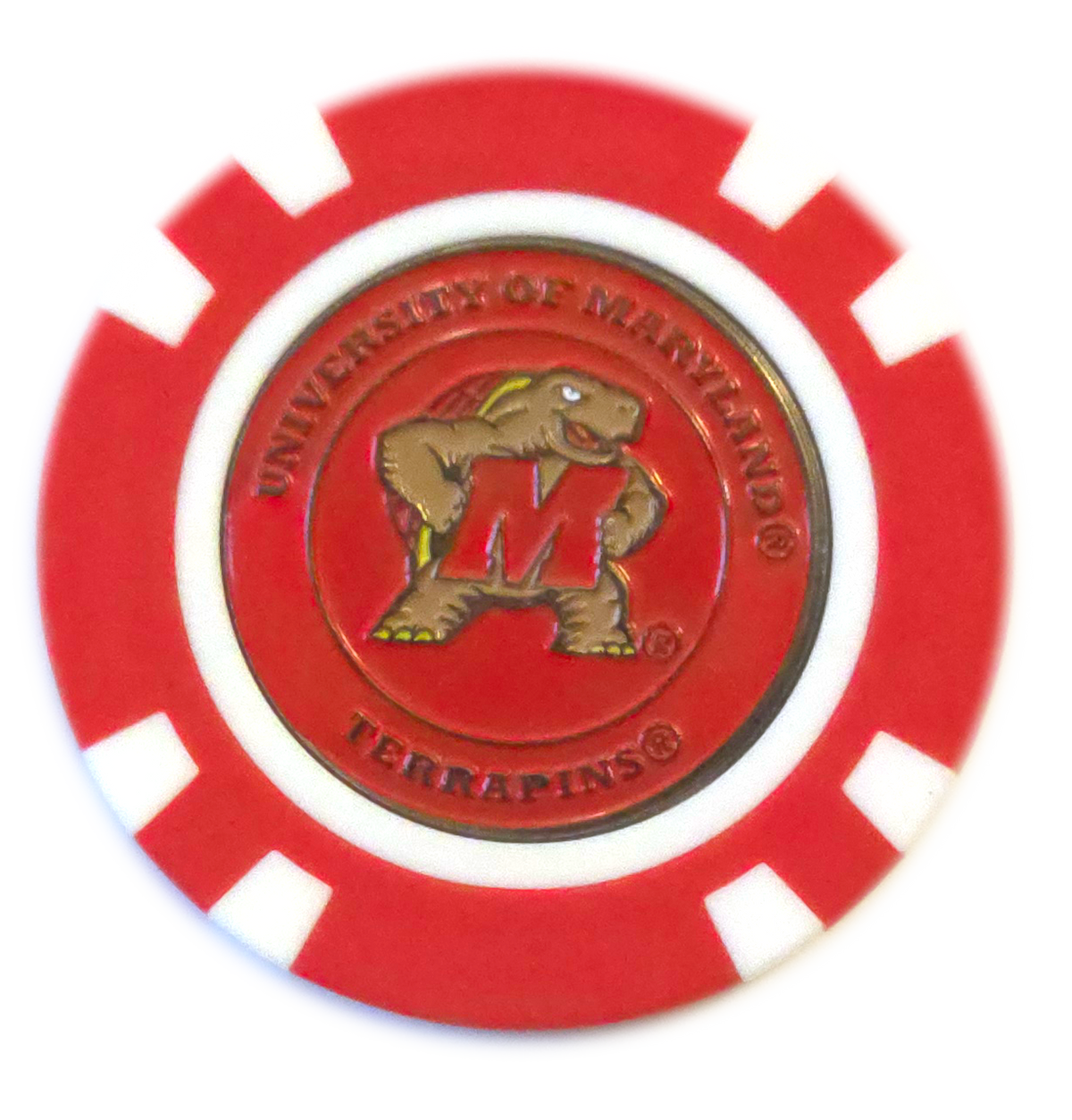 Officially Licensed Maryland Terrapins Poker Chip Ball Marker