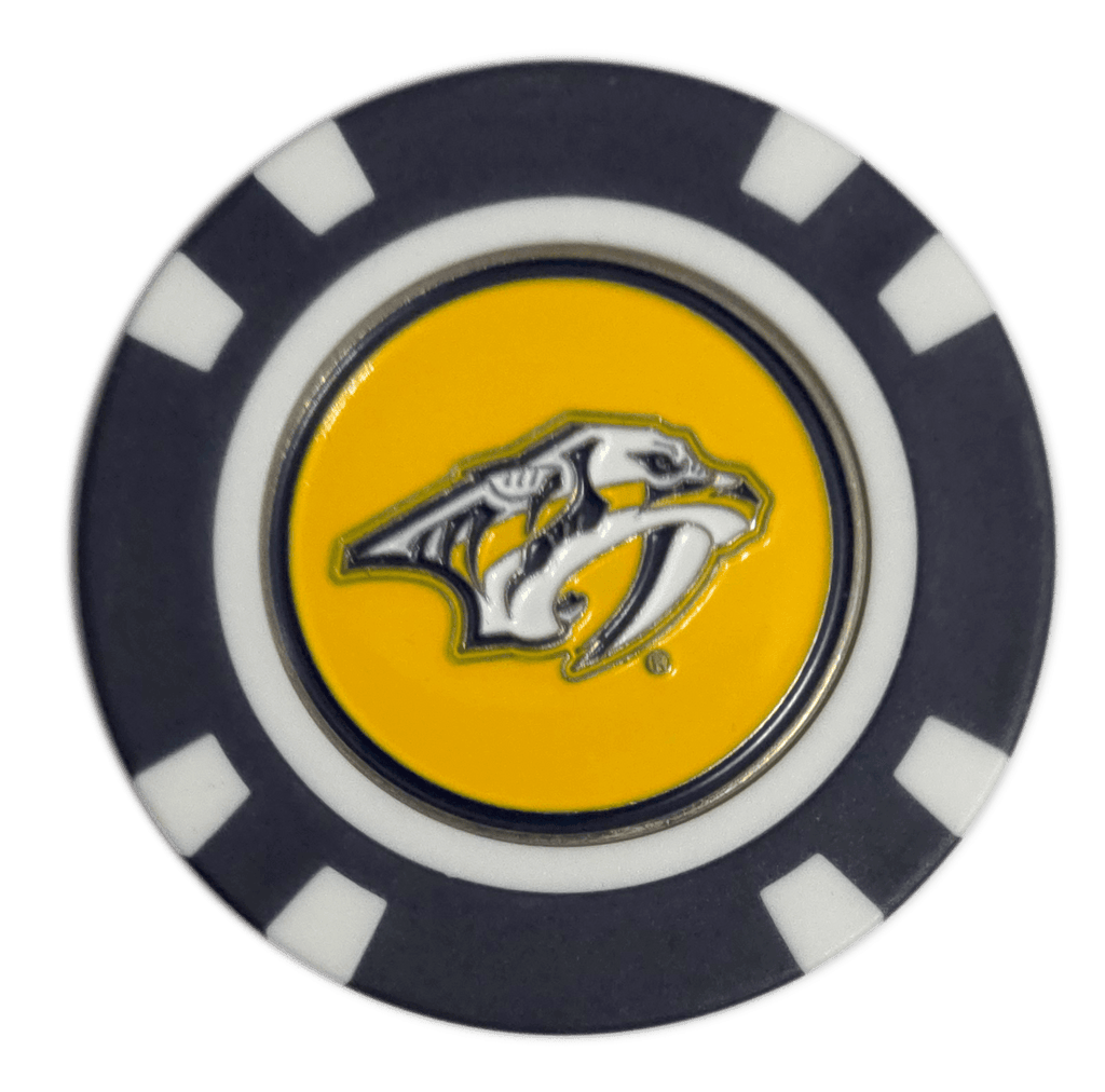 Officially Licensed Nashville Predators Poker Chip Golf Ball Marker