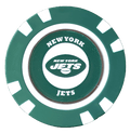 Officially Licensed New York Jets Poker Chip Ball Marker