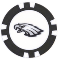Officially Licensed Philadelphia Eagles Poker Chip Ball Marker