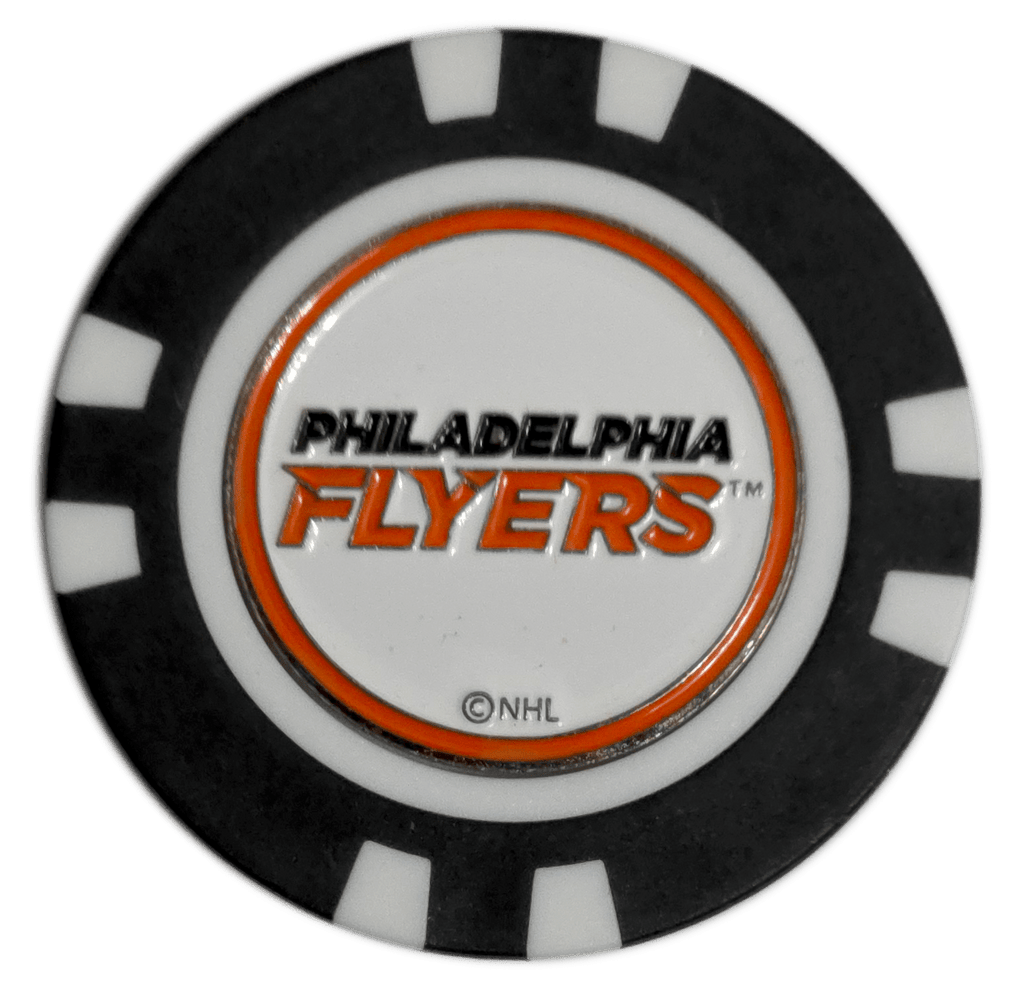 Officially Licensed Philadelphia Flyers Poker Chip Golf Ball Marker