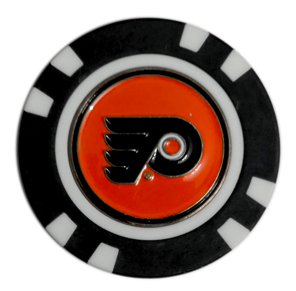 Officially Licensed Philadelphia Flyers Poker Chip Golf Ball Marker