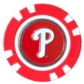 Officially Licensed Philadelphia Phillies Poker Chip Ball Marker