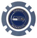 Officially Licensed Seattle Seahawks Poker Chip Ball Marker