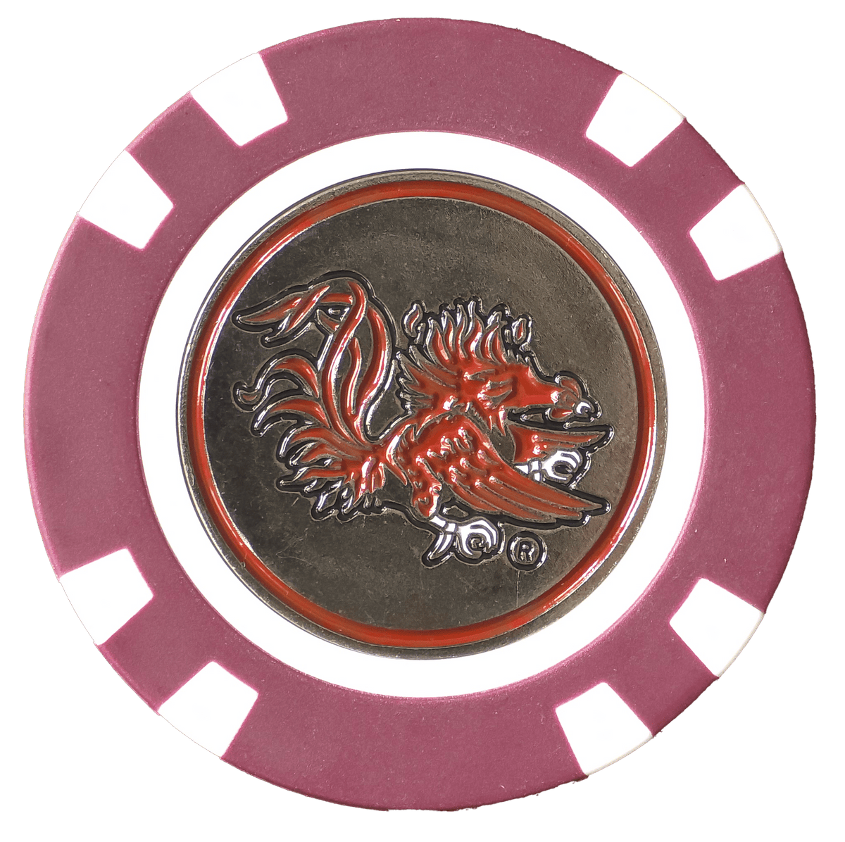 Officially Licensed South Carolina Gamecocks Poker Chip Ball Marker
