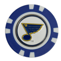 Officially Licensed St. Louis Blues Poker Chip Golf Ball Marker
