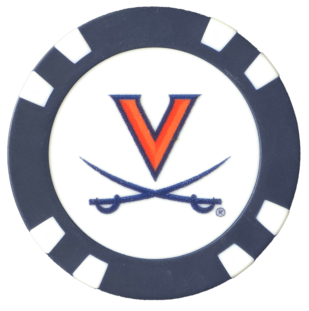 Officially Licensed Virginia Cavaliers Poker Chip Ball Marker