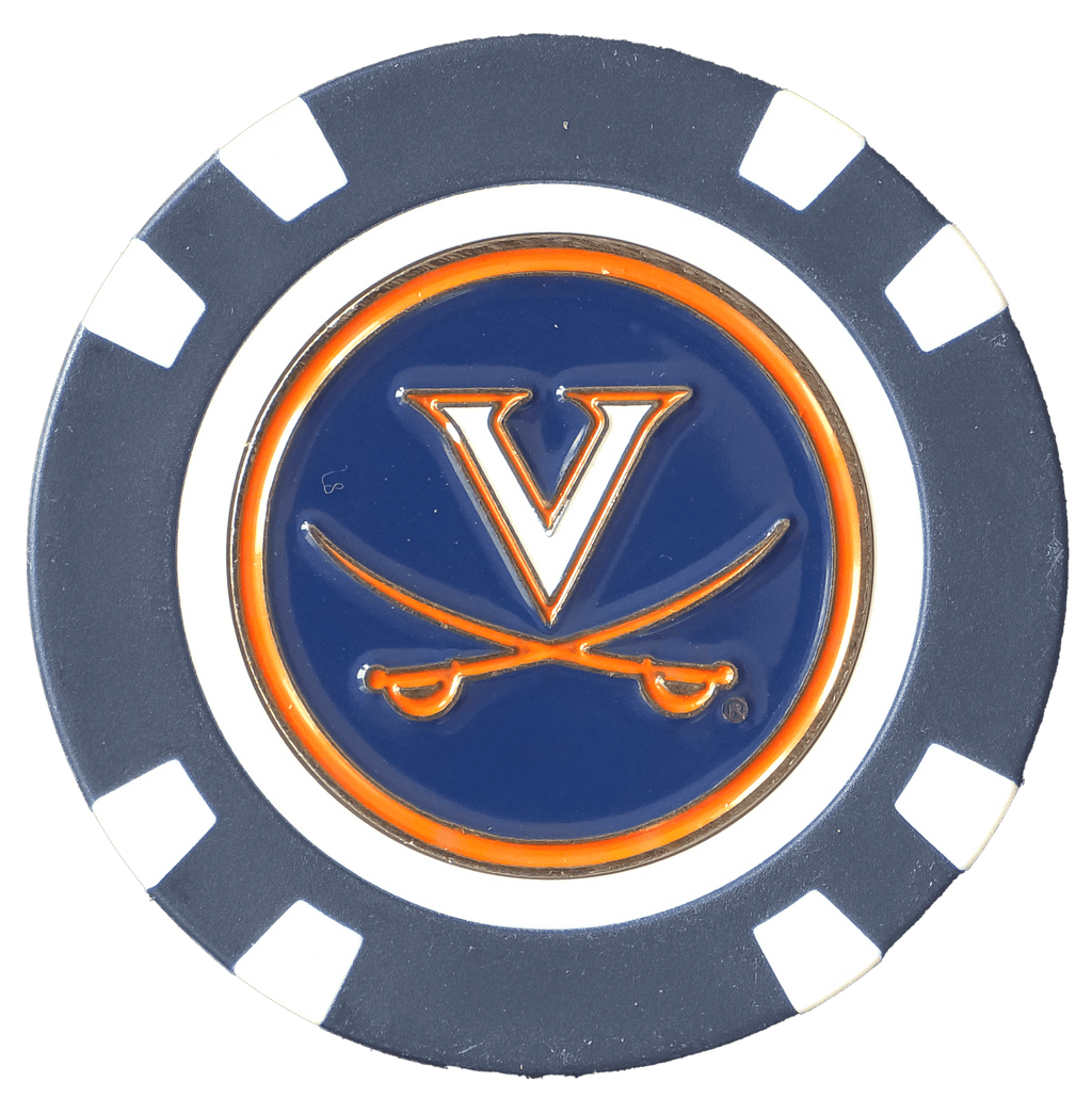 Officially Licensed Virginia Cavaliers Poker Chip Ball Marker
