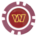 Officially Licensed Washington Commanders Poker Chip Ball Marker