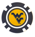 Officially Licensed West Virginia Mountaineers Poker Chip Ball Marker